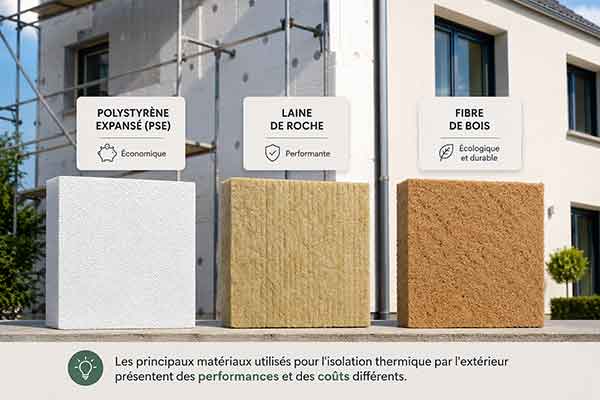 Matériaux isolation thermique extérieure Hauts-de-France